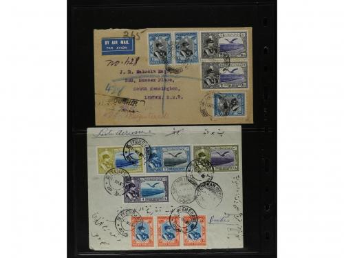 ✉ IRAN. 1930-35. Lot of 20 Air Mail Covers. 