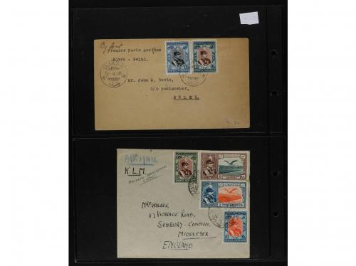 ✉ IRAN. 1930-35. Lot of 20 Air Mail Covers. 