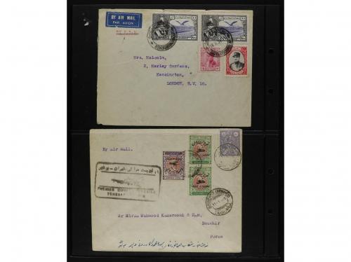 ✉ IRAN. 1930-35. Lot of 20 Air Mail Covers. 