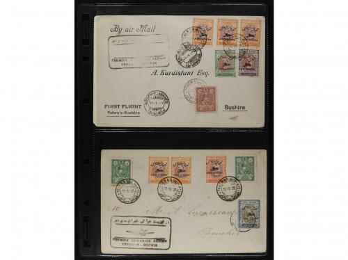 ✉ IRAN. 1930-35. Lot of 20 Air Mail Covers. 