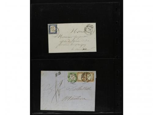 ✉ 1854-63. 9 cards. 