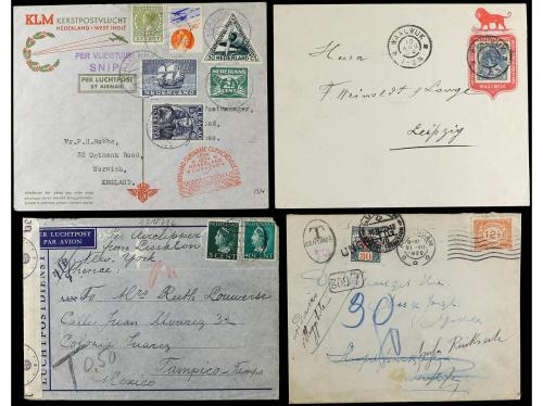 ✉ HOLANDA. 1890-1935. 11 covers with diverse frankings. 
