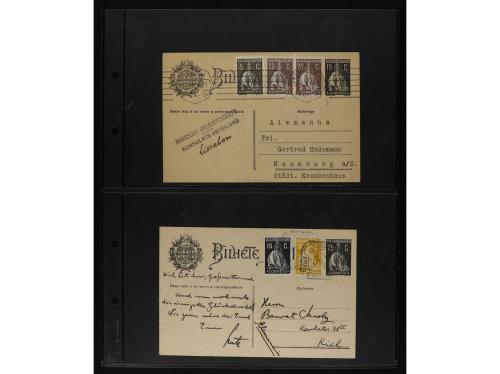 ✉ PORTUGAL. 1892-1940. 24 covers and cards. 