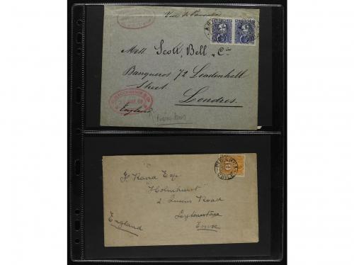 ✉ CHILE. 1880-1900. Lot of 61 covers. 