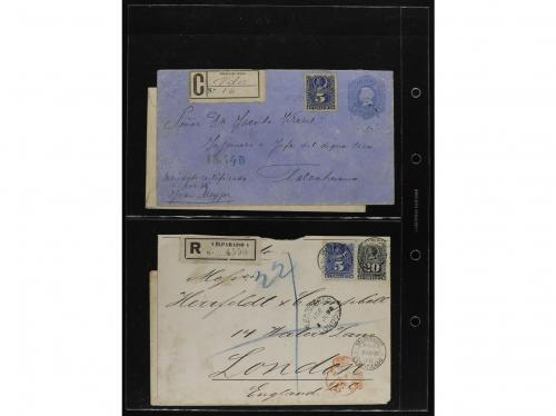 ✉ CHILE. 1880-1900. Lot of 61 covers. 