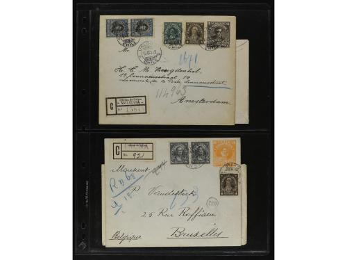 ✉ CHILE. 1900-1915. Lot of 35 covers. Diverse frankings. 