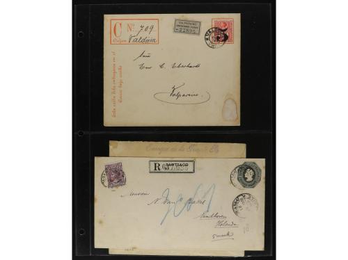 ✉ CHILE. 1900-1915. Lot of 35 covers. Diverse frankings. 