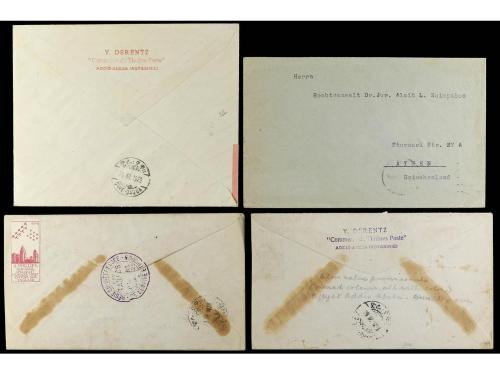 ✉ ETIOPIA. 1929-1930. 3 Air Mail covers. 