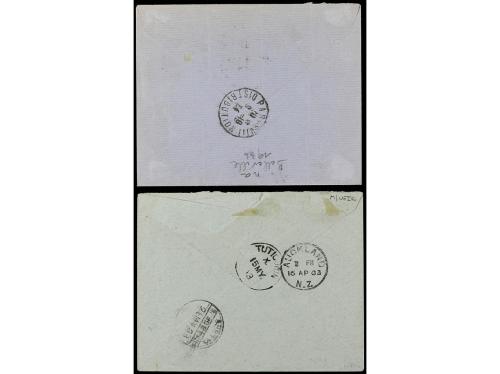 ✉ COOK. 1903-30. 2 covers. 