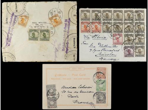 ✉ CHINA. 1901-30. Lot of 7 covers and card. 