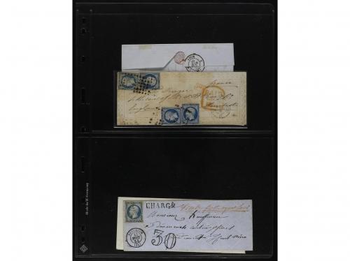 FRANCIA. 1850-1920. Lot of 109 covers and cards.