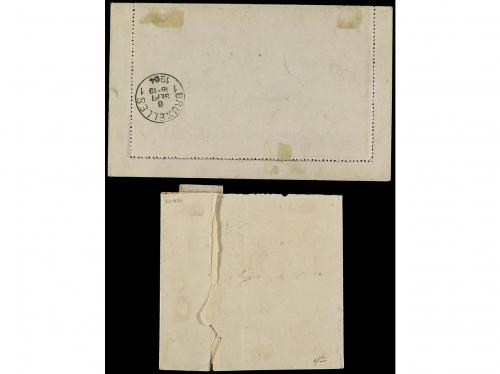✉ COSTA DE LOS SOMALIES. 1902-04. 2 covers.