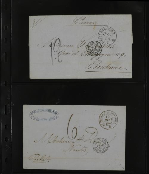 ✉ MARTINICA. 1781-1915. Lot of 19 covers. 