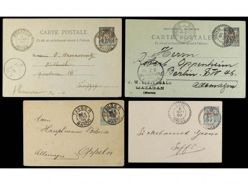 ✉ MARRUECOS. 1896-1945. Lot of 15 covers and cards. 
