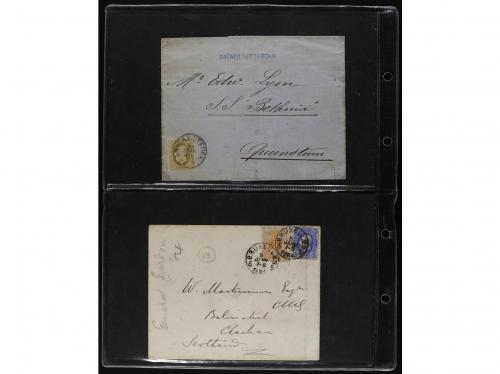 ✉ BELGICA. 1871-79. Lot of 31 covers foreign destinations. 