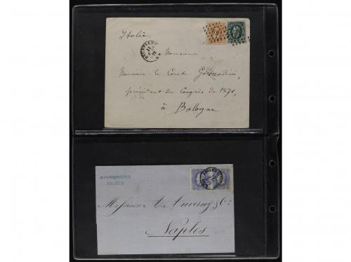 ✉ BELGICA. 1871-79. Lot of 31 covers foreign destinations. 