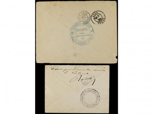 ✉ SUDAN. 1899-1901. 2 covers with French Army marks. 