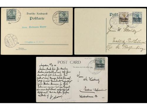 ✉ COLONIAS ALEMANAS. 1900-13. Lot of 10 covers and cards. 