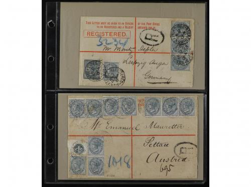 ✉ AUSTRALIA. 1860-1930. Lot of 21 covers and cards. 