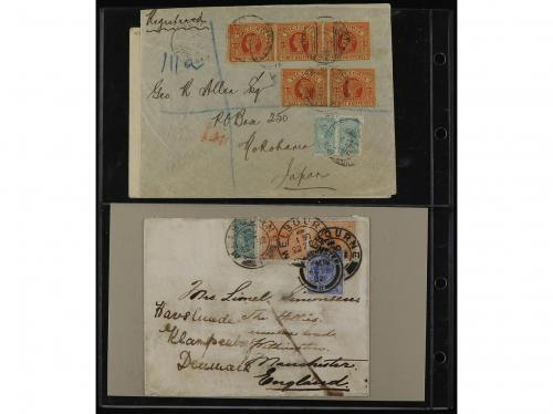 ✉ AUSTRALIA. 1860-1930. Lot of 21 covers and cards. 