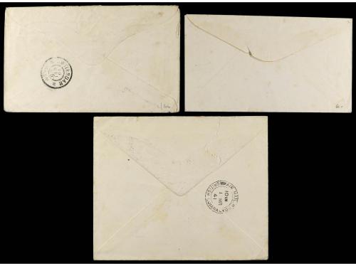 ✉ 1905-40. 3 postage due cards. 