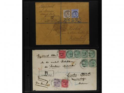 ✉ INDIA. 1861-1930. Lot of 30 covers. 