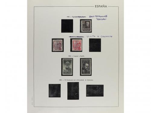 LOTES y COLECCIONES. ESPAÑA. II CENTENARIO 1950-54. Colecció