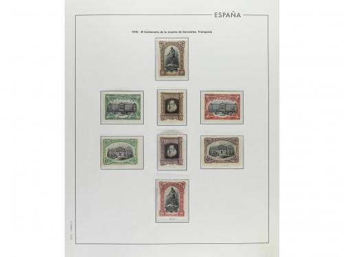LOTES y COLECCIONES. ESPAÑA. Colección en hojas de álbum Edi
