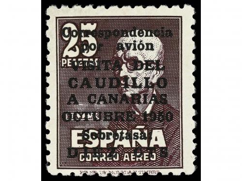 ** ESPAÑA. Ed. 1088/89 + 1090. CAUDILLO A CANARIAS. Serie co