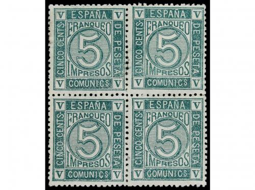 ** ESPAÑA. Ed. 116/17. 2 céntimos gris y 5 céntimos verde, b
