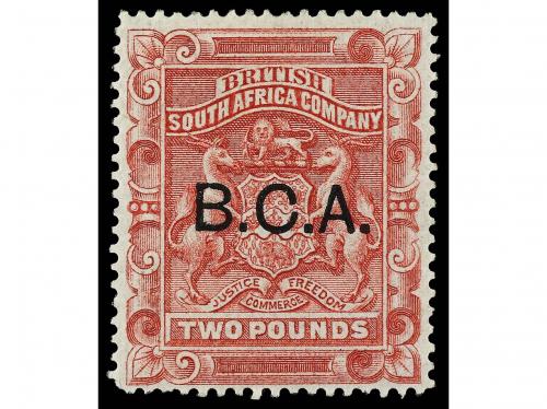 * NYASSALAND. Sg. 15. 1891. BRITISH CENTRAL AFRICA. 2 £ ros