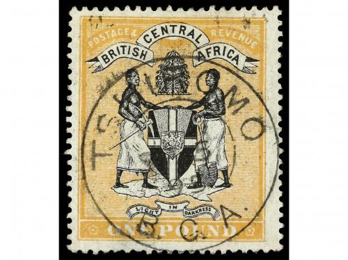 */° NYASSALAND. Sg. 21/29. 1895. BRITISH CENTRAL AFRICA. 1