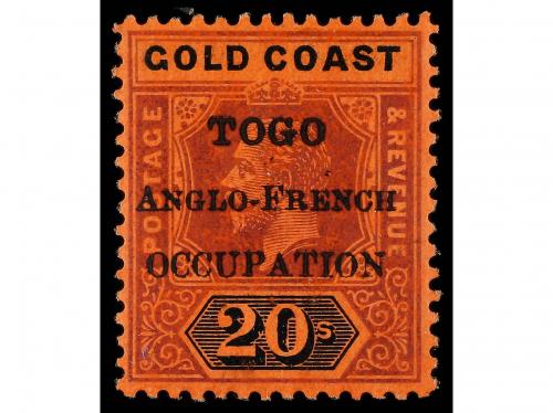 * TOGO. Sg. H47/58. 1916. ANGLO-FRENCH OCCUPATION. 12 value