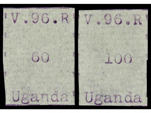 (*) UGANDA. Yv. 13/22. 1896. TEN values, complete set. 5 c.