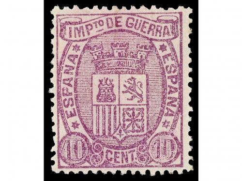 * ESPAÑA. Ed. 154/5, 154/55s. 5 céntimos verde y 10 céntimos
