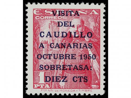 ** ESPAÑA. Ed. 1083A/B. CANARIAS CORREO I TIRADA. 2 valores.