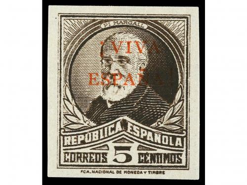 ESPAÑA E. LOCALES PATRIOTICAS: ORENSE. CONJUNTO de sellos y 