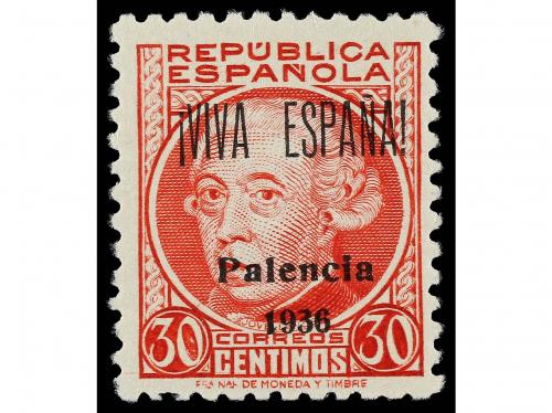 * ESPAÑA E. LOCALES PATRIOTICAS: PALENCIA. Ed. 1/4. CUATRO v