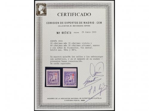 ** ESPAÑA. Ed. 984/7s. SERIE COMPLETA. 3 valores. SIN DENTAR