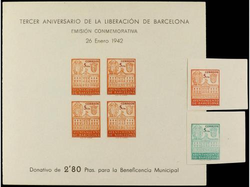 (*) ESPAÑA: AYUNTAMIENTO DE BARCELONA. Ed. 38/39s y SH 38/39