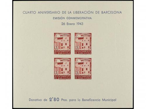 ** ESPAÑA: AYUNTAMIENTO DE BARCELONA. Ed. 47/48s. Dos HB SIN