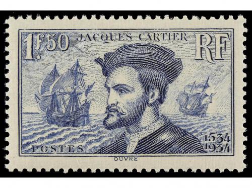 ** FRANCIA. Yv. 291/3, 294 y 296/7. SERIES COMPLETAS. 6 valo