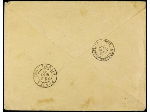 ✉ ANDORRA. 1897. PUISSERGUIRE a ANDORRA. Circulada con sello