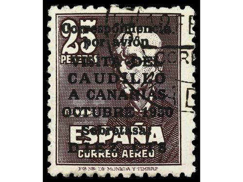 ° ESPAÑA. Ed. 1090. CANARIAS AVIÓN CON NÚMERO. Bien centrado