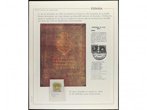 ° ✉ Δ ESPAÑA. 1904. CONFERENCIA DE ALGECIRAS. Colección mont