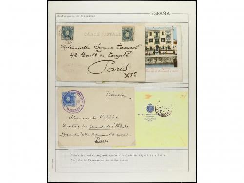 ° ✉ Δ ESPAÑA. 1904. CONFERENCIA DE ALGECIRAS. Colección mont