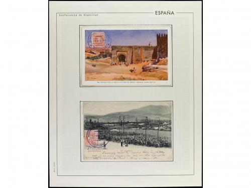 ° ✉ Δ ESPAÑA. 1904. CONFERENCIA DE ALGECIRAS. Colección mont