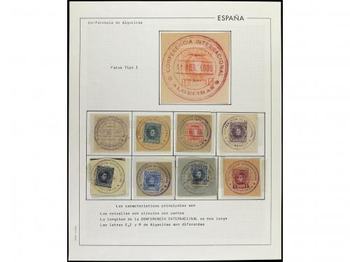 ° ✉ Δ ESPAÑA. 1904. CONFERENCIA DE ALGECIRAS. Colección mont