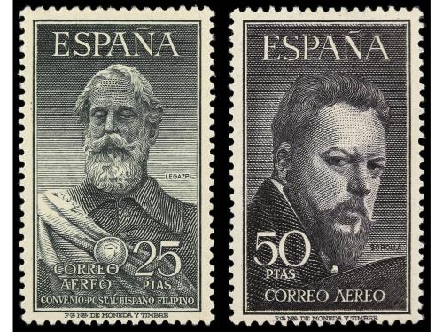 * ESPAÑA. Ed. 1124/25. LEGAZPI y SOROLLA. 2 valores. Muy bie