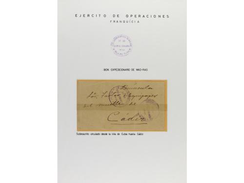 ✉ CUBA. 1895-1898. EJÉRCITO DE OPERACIONES EN LA ISLA DE CUB
